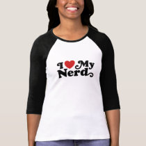 I Liebe mein Nerd t-shirts