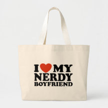 I Liebe mein Nerdy Freund Taschen