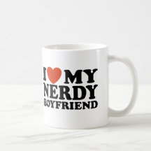 I Liebe mein Nerdy Freund Tasse