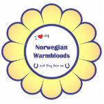 I Liebe mein norwegisches Warmbloods (mehrfache Pf Fotoskulptur