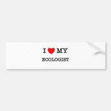 I Liebe mein ÖKOLOGE Auto Sticker