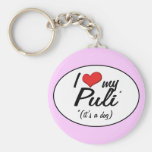 I Liebe mein Puli (es ist ein Hund) Schlüsselband