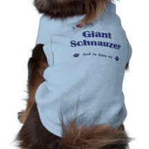 I Liebe mein riesiger Schnauzer (männlicher Hund) Hundetshirts