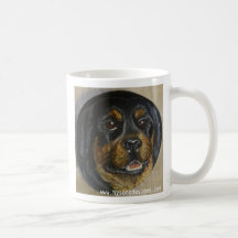 I LIEBE MEIN ROTTY! TEE TASSE