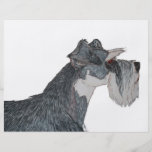 I Liebe mein Schnauzer Individuelle Flyer
