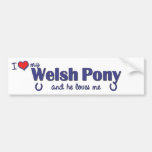 I Liebe mein Waliser-Pony (männliches Pony) Auto Sticker
