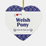 I Liebe mein Waliser-Pony (weibliches Pony) Ornamente