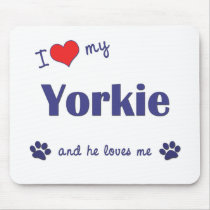 I Liebe mein Yorkie (männlicher Hund)