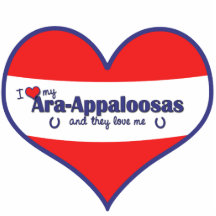 I Liebe meine Ara-Appaloosas (mehrfache Pferde) Photo Statue