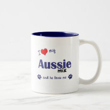 I Liebe meine australische Mischung (männlicher Hu Tee Tassen