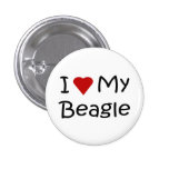 I Liebe meine Beagle-Hundeliebhaber-Geschenke und  Buttons
