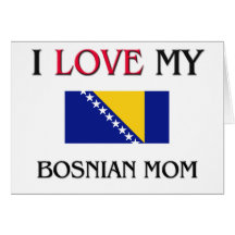 I Liebe meine bosnische Mamma Grußkarten