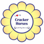 I Liebe meine Cracker-Pferde (mehrfache Pferde) Photofiguren