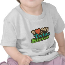 I Liebe meine Doppelschwester Tshirt
