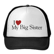 I Liebe meine große Schwester Caps