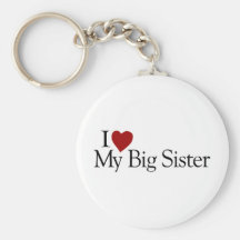 I Liebe meine große Schwester Schlüsselbänder