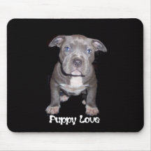I Liebe meine Grube Stier Mousepad
