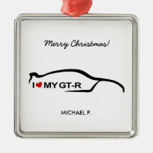 I Liebe meine GTR Weihnachtsverzierung Weinachtsornamente