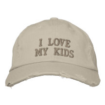 I Liebe meine Kinder Baseballkappe