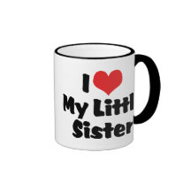 I Liebe meine kleine Schwester Kaffeetasse