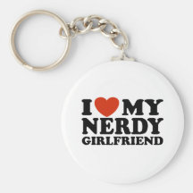 I Liebe meine Nerdy Freundin Schlüsselband