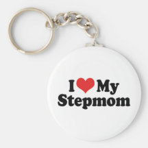 I Liebe meine Stiefmutter Keychain Schlüsselband