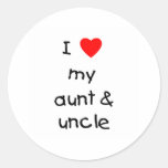I Liebe meine Tante u. Onkel Sticker