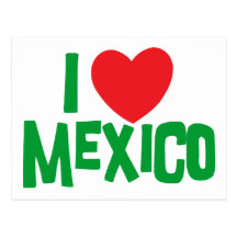 I Liebe Mexiko Postkarte