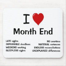 I Liebe-Monatsende - i-Herz-Monatsende Mauspads