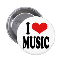 I Liebe-Musik Buttons