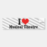I Liebe-musikalisches Theater Autosticker