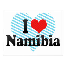 I Liebe Namibia Postkarte