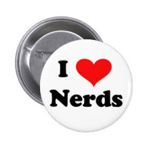 I Liebe-Nerds Anstecknadelbutton