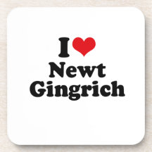 I LIEBE NEWT GINGRICH DRINK UNTERSETZER