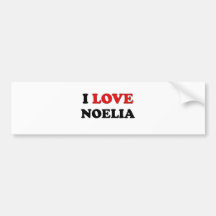 I Liebe Noelia Autosticker
