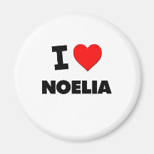 I Liebe Noelia Kühlschrankmagnete