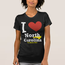 I Liebe Nord-Carolina Hemd