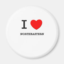 I Liebe nordöstlich Kühlschrankmagnet