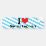 I Liebe-nukleare Ingenieure Auto Sticker