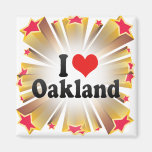 I Liebe Oakland Kühlschrankmagnet