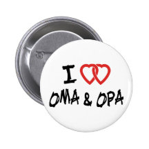 I Liebe Oma u. Opa Anstecknadelbuttons