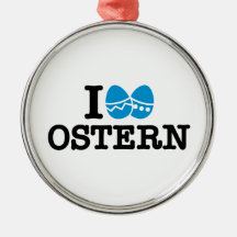 I Liebe Ostern Weinachtsornamente