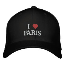I Liebe Paris Baseballmütze