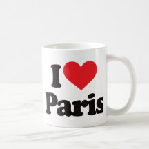 I Liebe Paris Kaffee Haferl