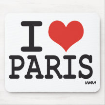 I Liebe Paris Mousepad