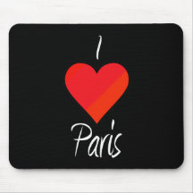 I Liebe Paris Mousepads