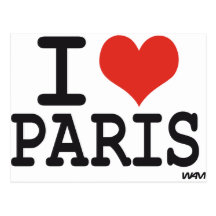 I Liebe Paris Postkarte