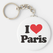 I Liebe Paris Schlüsselanhänger