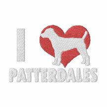I Liebe-Patterdales gesticktes langes Hülsen-T-Shi