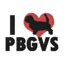 I Liebe-PBGVs gesticktes langes Hülsen-T-Shirt